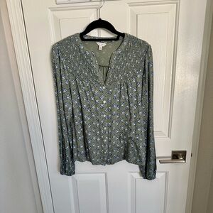 NWOT Lucky Brand Long Sleeve Top S